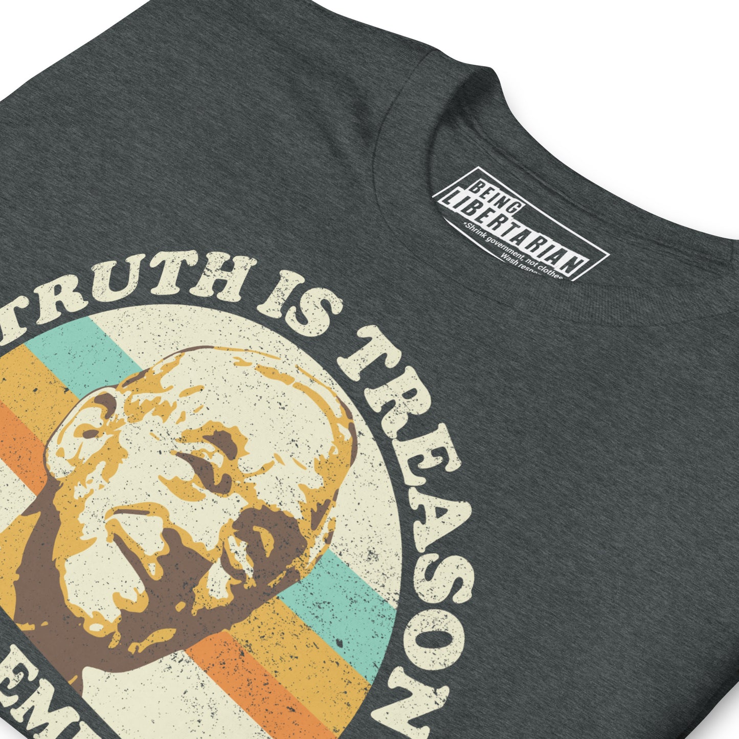 Truth is Treason Empire of Lies Ron Paul Short-Sleeve Unisex T-Shirt