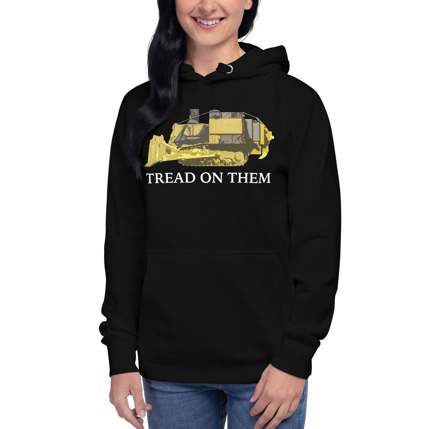 Premium Tread on Them Killdozer Marvin Heemeyer Bulldozer Liberty Unisex Hoodie